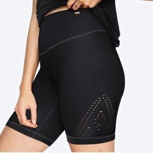 NWT- PINK Victoria's Secret Black Bike Shorts Medium